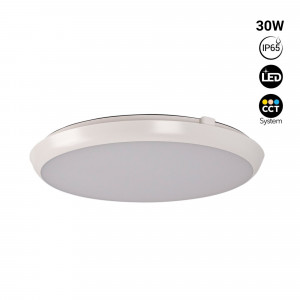 Wasserdichte CCT LED-Deckenleuchte - 30W - Ø35cm - 3180 lm - IP65