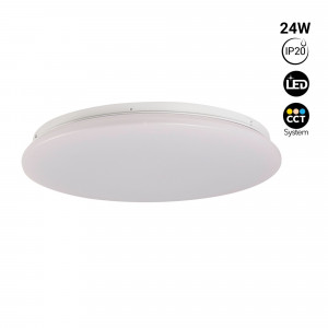 24W runde CCT LED-Anbauleuchte - Ø38 cm - 1780 lm - IP20