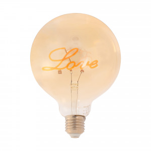 LED-Lampe „Love“ E27 G125 - 4W - 2200K