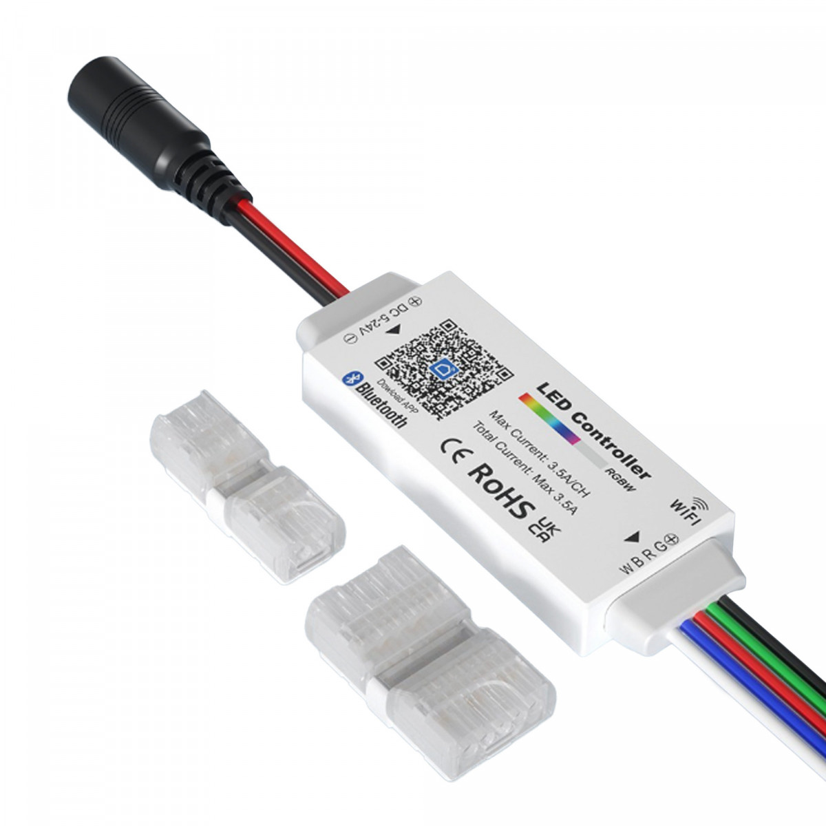 Mini RGBW Controller - WLAN + Bluetooth - 5-24V DC - 3,5A - LED Steuerung