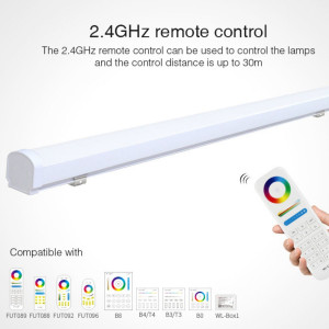 RGB + CCT Feuchtraumleuchte - 18W - RF/WLAN - 100cm - IP66 - Mi-Light - 2,4 GHz Fernsteuerung