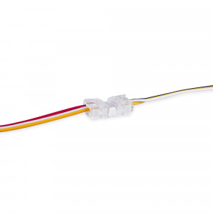 3-poliger COB-Streifen-zu-Kabel-Verbinder für einstellbare weiße
