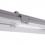 Kit Doppelte Feuchtraumleuchte 150cm + 2 LED Röhren T8 - 24W - 4000K - Montagezubehör, Befestigung