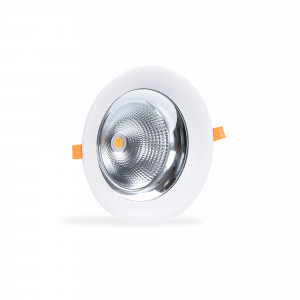 LED-Einbaustrahler speziell für Schmuck- und Weingeschäfte - 44W - Philips Treiber - Ausschnitt Ø210 mm