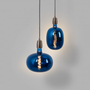 Dekorative LED Filament Lampe, blau - E27 T170 - Dimmbar - 4W - 4200K - Vintage Retro LED Glühbirne