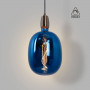 Dekorative LED Filament Lampe, blau - E27 T170 - Dimmbar - 4W - 4200K - Vintage Retro Blue