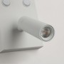 Pack x 2 - Wandleuchte + LED Leselampe NOAH - 3,4W - Weiß - warmes Licht, LED Leselicht, LED Strahler