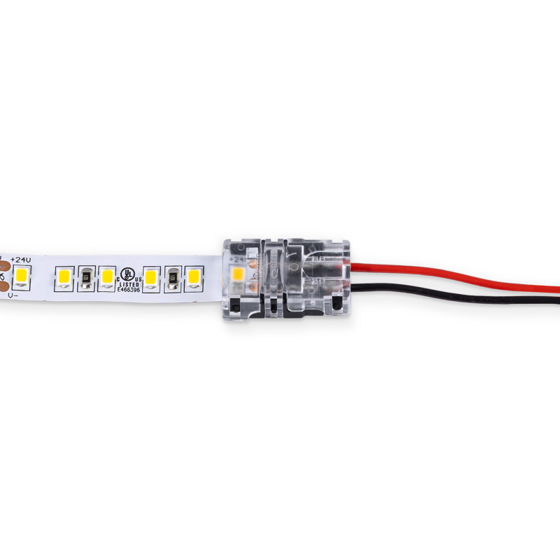 Hippo Verbinder SMD LED Streifen zu Kabel PCB 10mm 2polig 24V