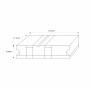 Schnellverbinder Hippo COB LED Streifen PCB 10mm 2-polig 24V abmessungen