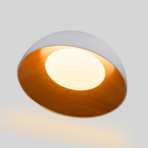 CCT LED Deckenleuchte 24W Holzoptik ø50cm deckenleuchte minimalistisch