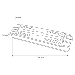 LED Netzteil 200W 24V 8.3A Schnellanschluss IP20 trafo