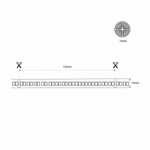 CCT LED Streifen 48V DC, 12W/m 10mm 10 Meter led streifen kürzen