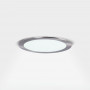 LED Einbaustrahler ultra slim 12W CCT Ø155mm Einbauöffnung silber