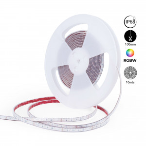 LED Streifen wasserdicht 24V tauchfähig IP68 RGBW 14,4W/m 12mm 10 Meter