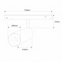 LED Strahler für Magnet Schienensystem 48V 10W DALI-2 dimmbar abmessungen