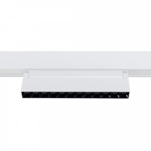 Verstellbarer linearer Strahler für Magnetschiene 48V- 12W - 4000K - OSRAM Chip - UGR18 - Weiß