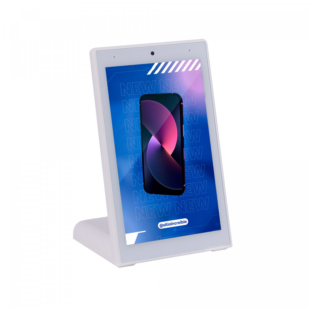 Digitaler kundenstopper mit Kamera - 10,1'' LCD - Touch - Android 11 | digital signage display