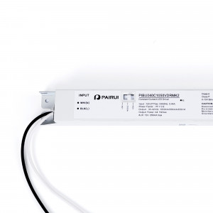 Treiber für CCT LED Linienleuchte - Dimmbar 0-10V + 12V Netzteil - 30-42V DC - 44W - 650-1050mA