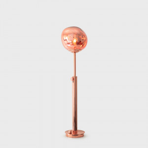 Design Stehlampe ‚Ana‘ - Höhenverstellbar - Farbe Kupfer | stehlampen