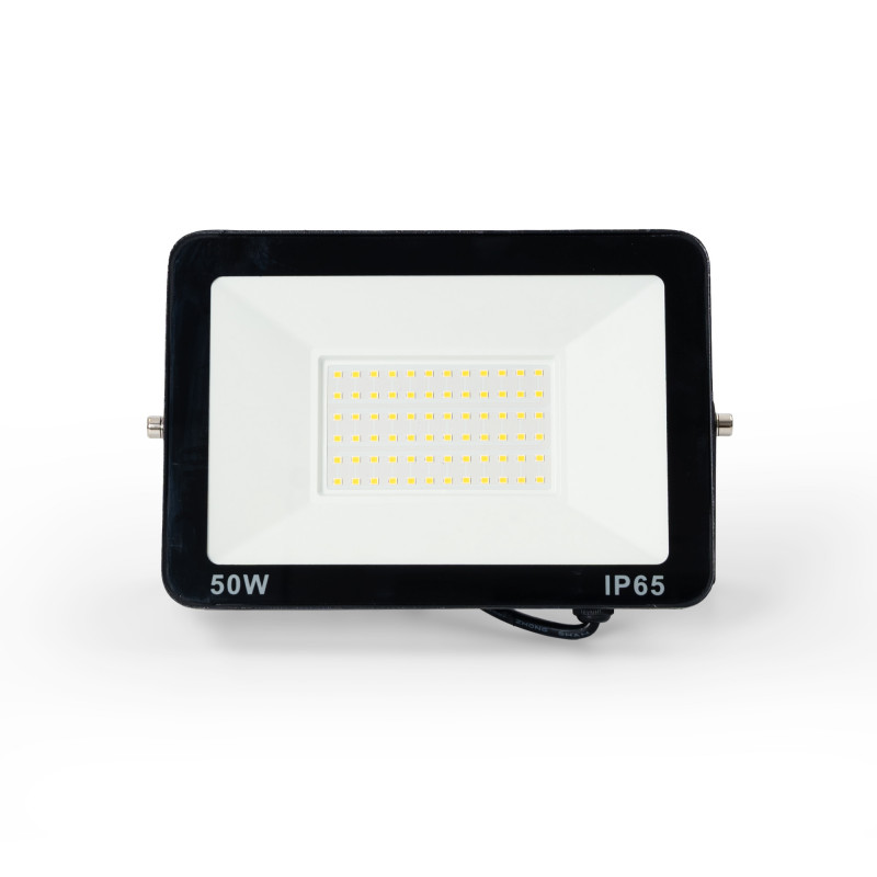 LED Außenstrahler - 50W - 95lm/W - IP65 - Schwarz | led strahler außen