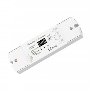 Einfarbig/CCT/RGB/RGBW Controller - 12-24V DC - 4 Kanäle - Programmierbar - RF 2.4GHz - Skydance