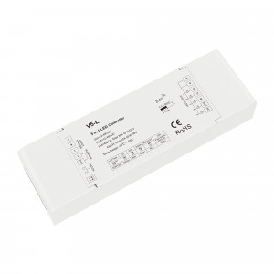 Einfarbig/CCT/RGB/RGBW/RGB+CCT 12-48V DC - 5 in 1 - RF 2.4GHz - PUSH Dimmer - Skydance