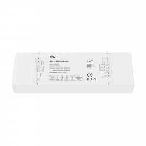 Einfarbig/CCT/RGB/RGBW/RGB+CCT 12-48V DC - 5 in 1 - RF 2.4GHz - PUSH Dimmer - Skydance