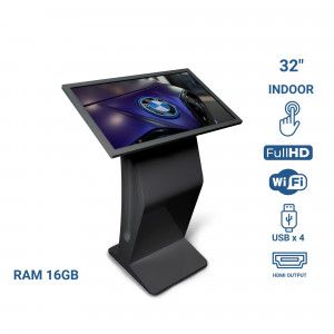 Digitaler Signage Kiosk - 32" Touchscreen - Innenbereich - 8GB / 16GB