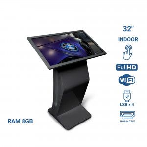 Digitaler Signage Kiosk - 32" Touchscreen - Innenbereich - 8GB / 16GB