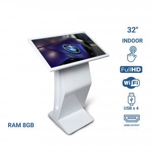 Digitaler Signage Kiosk - 32" Touchscreen - Innenbereich - 8GB / 16GB