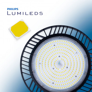 LED-Hallenstrahler - 200W - PHILIPS Lumileds - LIFUD Treiber - 5000K - IP65 - 5 Jahre Garantie