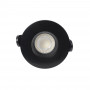 CCT LED-Einbaustrahler - 6W - TRIAC Dimmbar - Ø68mm - IP65 - Schwarz