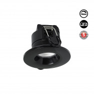 CCT LED-Einbaustrahler - 6W - TRIAC Dimmbar - Ø68mm - IP65 - Schwarz