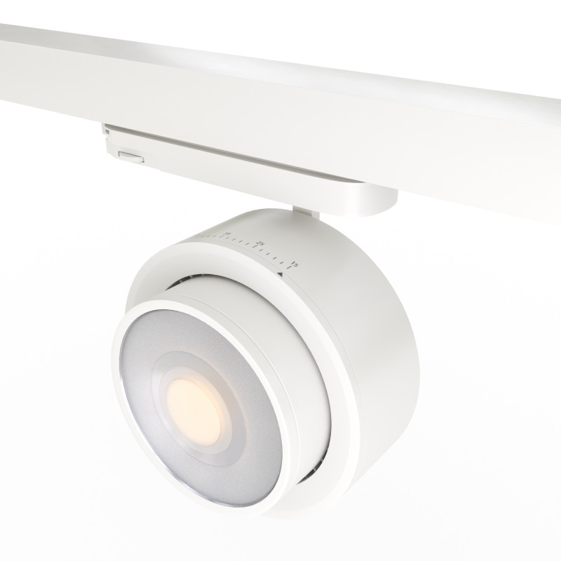 Runder LED CCT 3-Phasen-Schienenstrahler – 35W – ZOOM 15º-45º – CRI 90