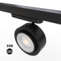 Runder LED CCT 3-Phasen-Schienenstrahler – 35W – ZOOM 15º-45º – CRI 90