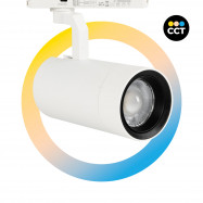 LED CCT 1-Phase-Schienenstrahler – 35W – ZOOM 20º-60º – CRI 90