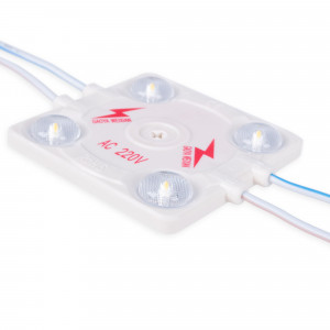 Quadratisches LED-Modul für Beschilderung - 3,6W - 220V AC - IP65 - 165º - 4000K