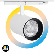 Architektonischer LED CCT 3-Phasen-Schienenstrahler - 40W - CRI 90 - KGP Driver