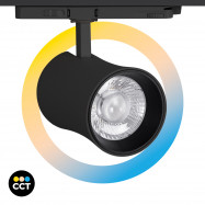 Architektonischer LED CCT 3-Phasen-Schienenstrahler - 40W - CRI 90 - KGP Driver