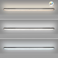 Verkettbare LED-Feuchtraumleuchte - DALI dimmbar - CCT - 150cm - 55W - LIFUD Treiber - IP65