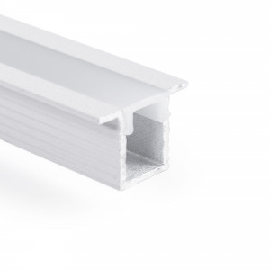 LED Einbauprofil mit Diffusor - Komplettset - 9x7mm - LED Strip ≤5mm - 2 Meter