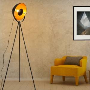 Vintage floor lamp with tripod "Galilen" - E27