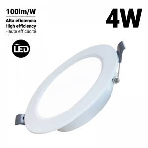 Recessed circular LED downlight - 4W - Cutout Ø77mm