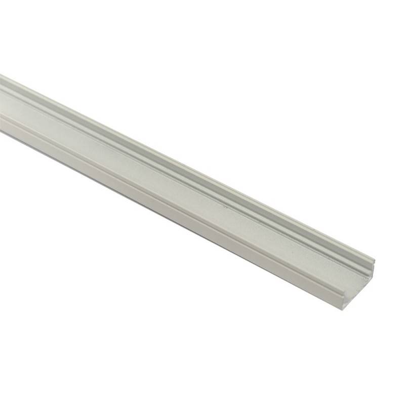 Extruded aluminum surface 17x8mm profile for LED strips