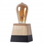 Wooden table lamp "LAKA".