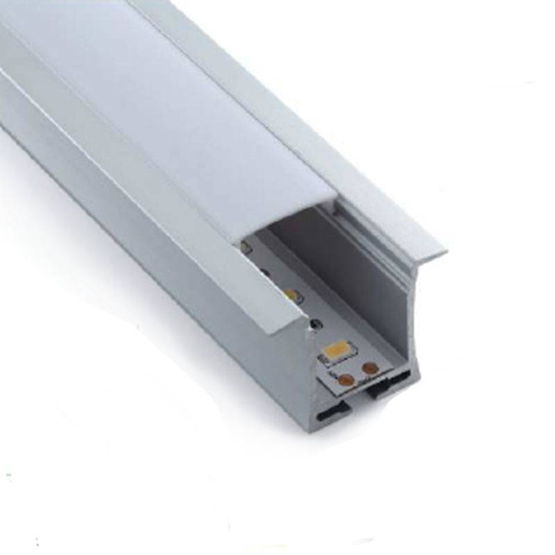 Recessed profile for LED strip for wall and ceiling 36x28mm