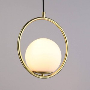 Crystal ball ceiling pendant lamp "KATE".