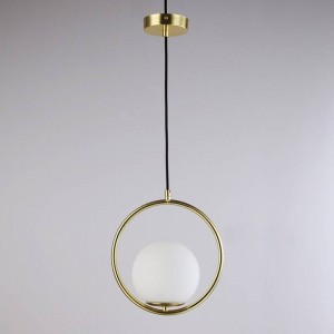 Crystal ball ceiling pendant lamp "KATE".