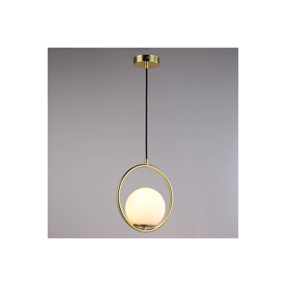 Crystal ball ceiling pendant lamp "KATE".