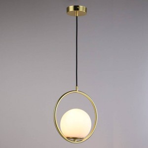 Crystal ball ceiling pendant lamp "KATE".